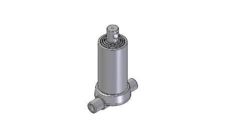 3562F -CILINDRO TELESCOPICO INFERIORE – FORO 4 GRADI CORSO 640 FI 112