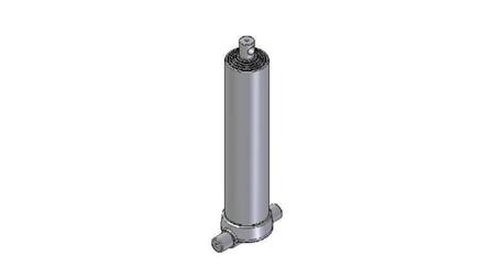 3596F -TELESCOPISK SYLINDER INFERIOR – HULL 5 GRADER SLAG 2490 FI 124