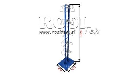 CART FOR STORING HYDRAULIC HOSES 10 PLACES