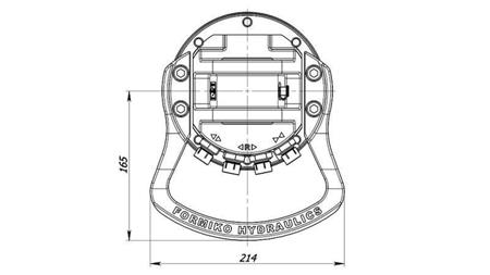ROTADOR HIDRÁULICO 4500/2500 KG CON EJE