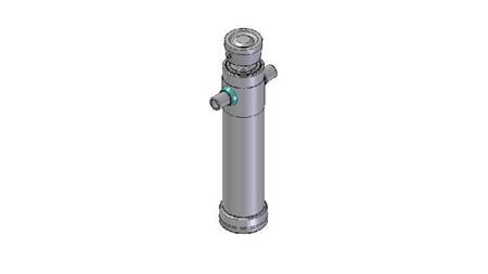 4024S -TELESCOPISK CYLINDER STANDARD/BOLL 2 STEG SLAG 795 DIAMETER 106