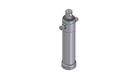 4030F - TELESCOPIC CYLINDER STANDARD/HOLE 3 STAGES STROKE 2093 FI 124