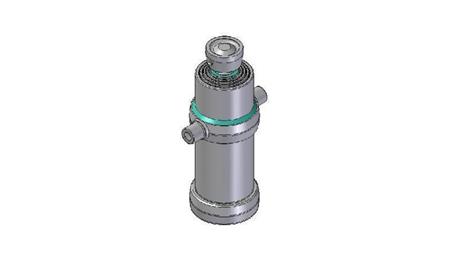 4045S - TELESCOPISCHE CYLINDER STANDAARD/BAL 4 FASES SLAG 1490 DIAMETER 170
