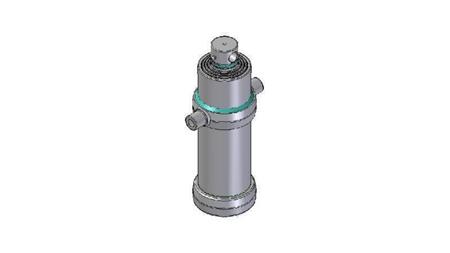 4046F - TELESCOPIC CYLINDER STANDARD/HOLE 4 STAGES STROKE 1690 FI 170
