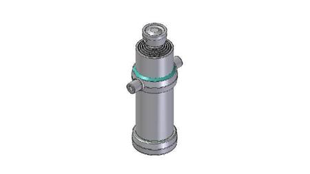 4051S - TELESCOPISCHE CYLINDER STANDAARD/BAL 5 FASES SLAG 2120 DIAMETER 170