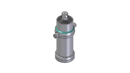 4062F -CILINDRO TELESCOPICO STANDARD/BUCO 6 STADI CORSO 2945 FI 190