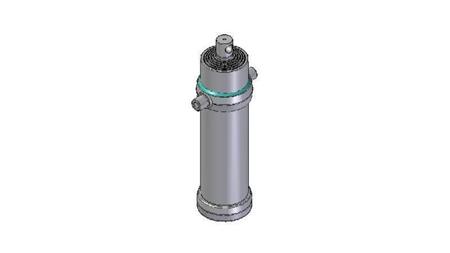 4065F -TELESCOPISCHE CYLINDER STANDAARD/GAT 6 FASES SLAAG 3765 DIAMETER 190