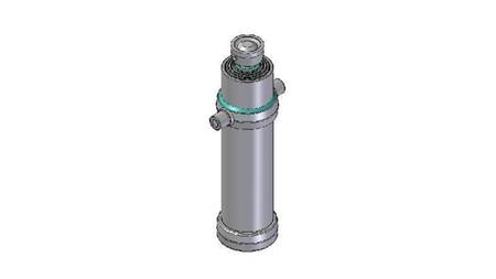 4091S -TELESCOPIC CYLINDER STANDARD/BALL 4 STAGES STROKE 2190 DIAMETER 170