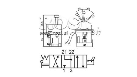Schema_2 3 REIS PNEUMATISCHE JOYSTICK
