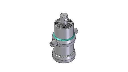 5000F -CILINDRU TELESCOPIC STANDARD/GAURĂ 5 ETAPE CUSCĂ 1295 FI 170