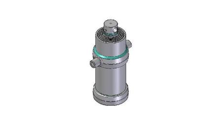 5007F - TELESCOPISCHE CYLINDER STANDAARD/GAT 5 FASES REIS 1850 FI 190