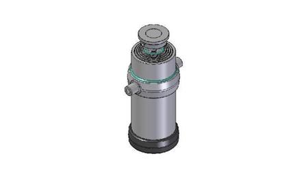 5035S -CILINDRO TELESCOPICO STANDARD/BALL 5 STADI CORSO 2400 DIAMETRO 215