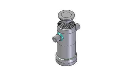 6004S -CILINDRO TELESCOPICO STANDARD/BALL 6 STADI CORSO 1245 DIAMETRO 124