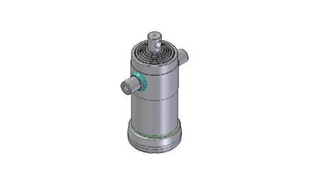 6008F -TELESCOPIC CYLINDER STANDARD/HOLE 6 STAGES STROKE 1480 FI 152