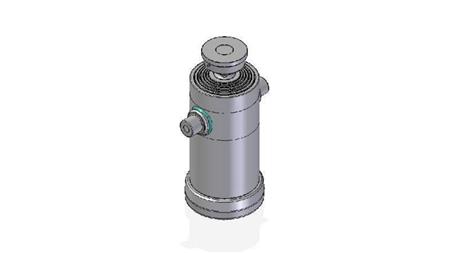 6036S -TELESCOPISK SYLINDER STANDARD/KULE 6 TRINN SLAG 2565 DIAMETER 270