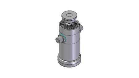 6066S - TELESCOPISCHE CYLINDER STANDAARD/BAL 6 FASES SLAAG 2640 DIAMETER 240