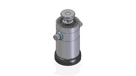 6086S - TELESCOPISCHE CYLINDER STANDAARD/BAL 6 FASES SLAG 2500 DIAMETER 300