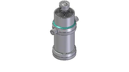 8007S -TELESCOPISK SYLINDER STANDARD/KULE 8 TRINN REISE 2980 DIAMETER 190