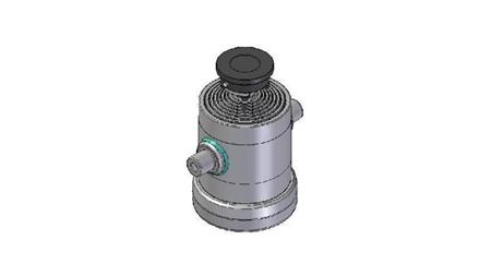 8009S -TELESCOPIC CYLINDER STANDARD/BALL 8 STAGES TRAVEL 1715 DIAMETER 240
