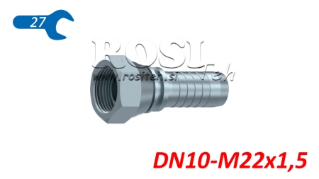 ХИДРАВЛИЧНА ВРЪЗКА BSP ЖЕНСКА DN10-M22X1,5