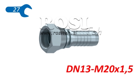 ХИДРАВЛИЧНА ВРЪЗКА BSP ЖЕНСКА DN13-M20X1,5