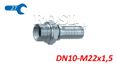 HYDRAULISK ANSLUTNING BSP HANE DN10-M22X1,5