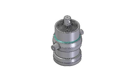 8020F - TELESCOPISCHE CYLINDER STANDAARD/GAT 8 FASES SLAG 1910 DIAMETER 215