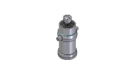 8024S -TELESCOPISK SYLINDER STANDARD/KULE 8 TRINN REISE 2925 DIAMETER 215