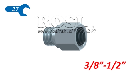 HYDRAULINEN ADAPTERI UROS-NARU 3/8-1/2