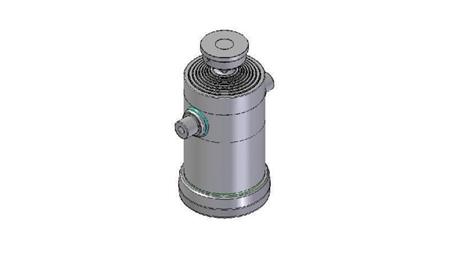 8055S -TELESCOPIC Sylinder STANDARD/KULE 8 TRINN SLAG 3105 DIAMETER 300