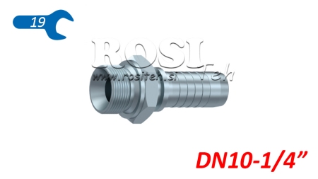 HYDRAULIC FITTING BSP MALE DN10-1/4