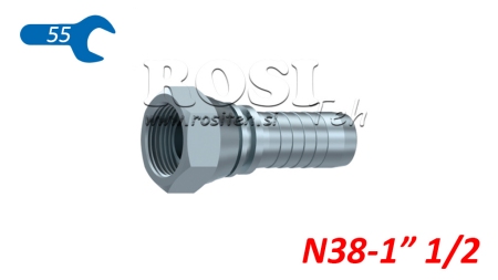 HYDRAULISK ANSLUTNING BSP HON DN38-1 1/2