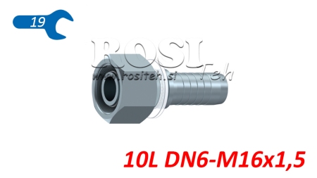 HIDRAVLIČNI PRIKLJUČEK DKOL 10 L ŽENSKI DN6-M16x1,5
