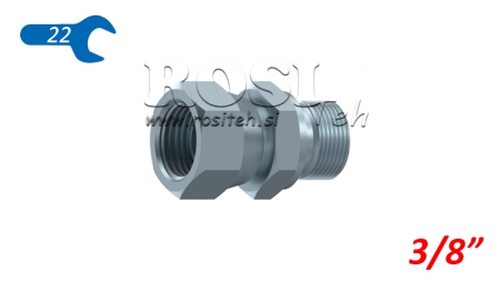 HYDRAULISCHE DUBBELE MOERSLEUTEL DRAAIBARE MOER 3/8