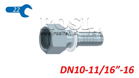 HYDRAULINEN YHTEYS DKORFS NAIS DN10-11/16-16