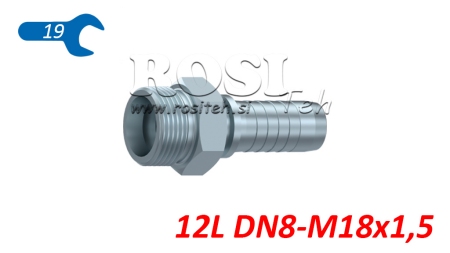 HIDRAULIKUS IDOM CEL 12 L FÉRFI DN8-M18x1,5