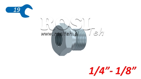 HYDRAULISK ADAPTER HANE-HONA 1/4-1/8
