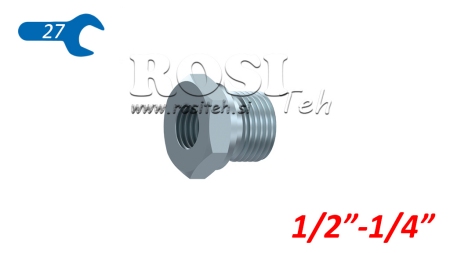 HYDRAULISK ADAPTER HANE-HONA 1/2-1/4