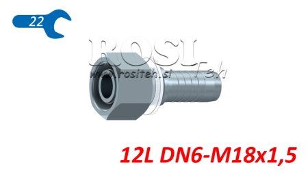 HIDRAULIKUS IDOM DKOL 12 L NŐI DN6-M18x1,5