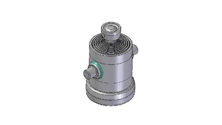 9011S - TELESCOPISCHE CYLINDER STANDAARD/BAL 9 FASES REIS 2250 DIAMETER 240