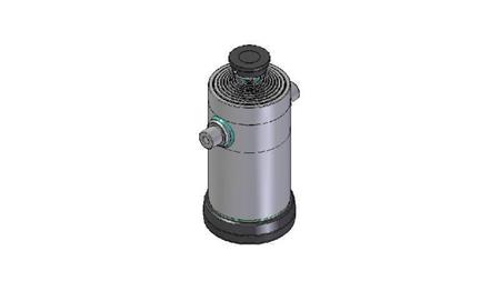 9056S -TELESCOPISK CYLINDER STANDARD/KUGLE 9 TRIN BEVÆGELSE 3892 DIAMETER 300