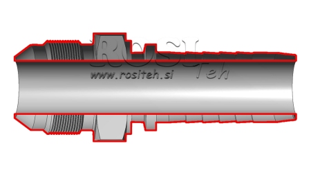 HYDRAULINEN YHTEYS AGJ JIC74° UROS DN8-1/2”-20
