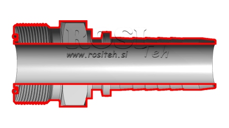 HYDRAULIC FITTING AGORFS MALE DN13-13/16-16