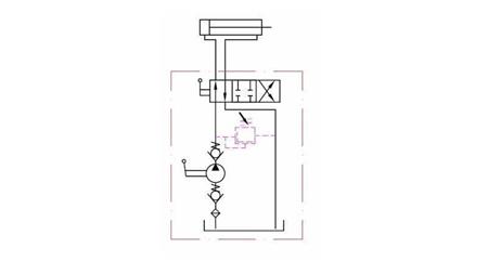 POMPE MANUELLE 25CC -DD- BIDIRECTIONNELLE - dimensions