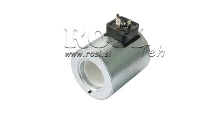 ELEKTROMAGNETTINEN KELA 24V DC CETOP-VENTTIILILLE 5 - fi 31.4mm-75mm 37W