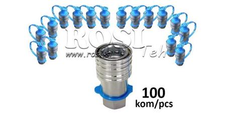 ACCOPPIAMENTO RAPIDO FEMMINA 1/2 PER TRACTOR (PACCO 100 PEZZI)