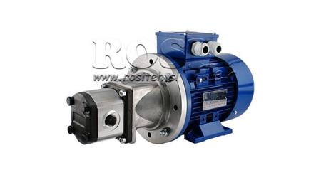 HYDRAULIC PUMP ASSEMBLY GROUP 2 16 ccm ELECTRIC MOTOR 3-phase - 5.5 KW (flow = 23 liters/min)