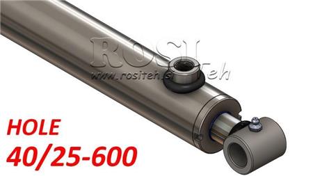 hydraulinen sylinterin reikä 40-25-600