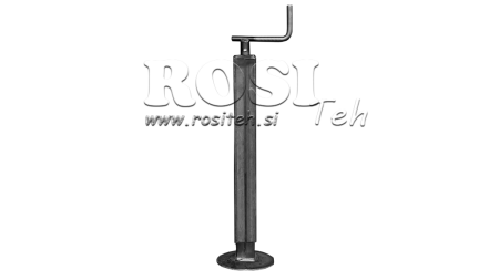 ZÁVITOVÁ PODPĚRNÁ NOHA (VÝŠKA 660MM - ZDVIH 330MM) - 800KG