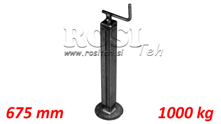 THREADED SUPPORT LEG (HEIGHT 675MM - STROKE 310MM) - 1.000KG